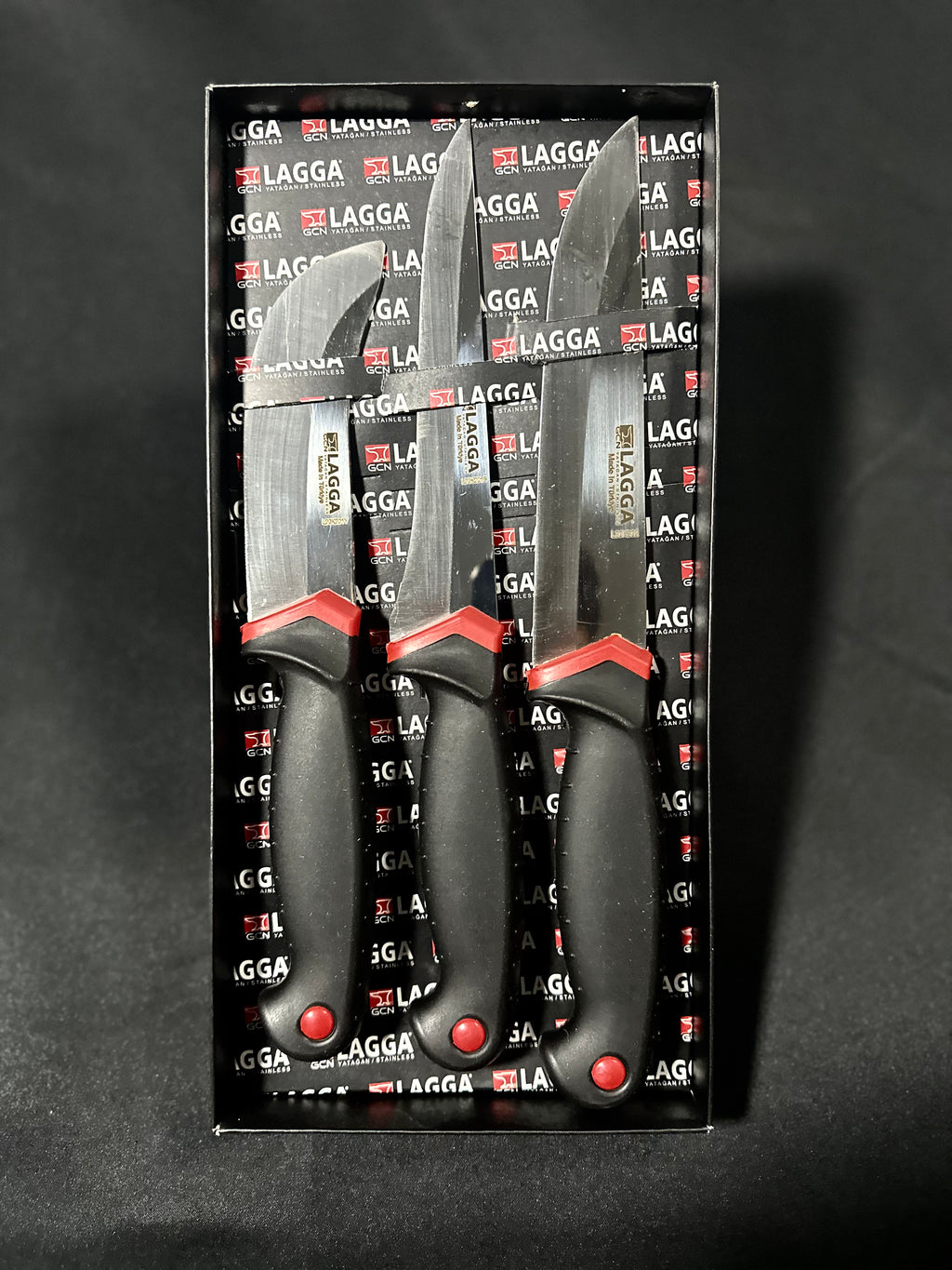 Premius Küchenmesser Set - 3-teilig (Dicke Klinge I Edelstahl / Made in Yatagan, Türkei