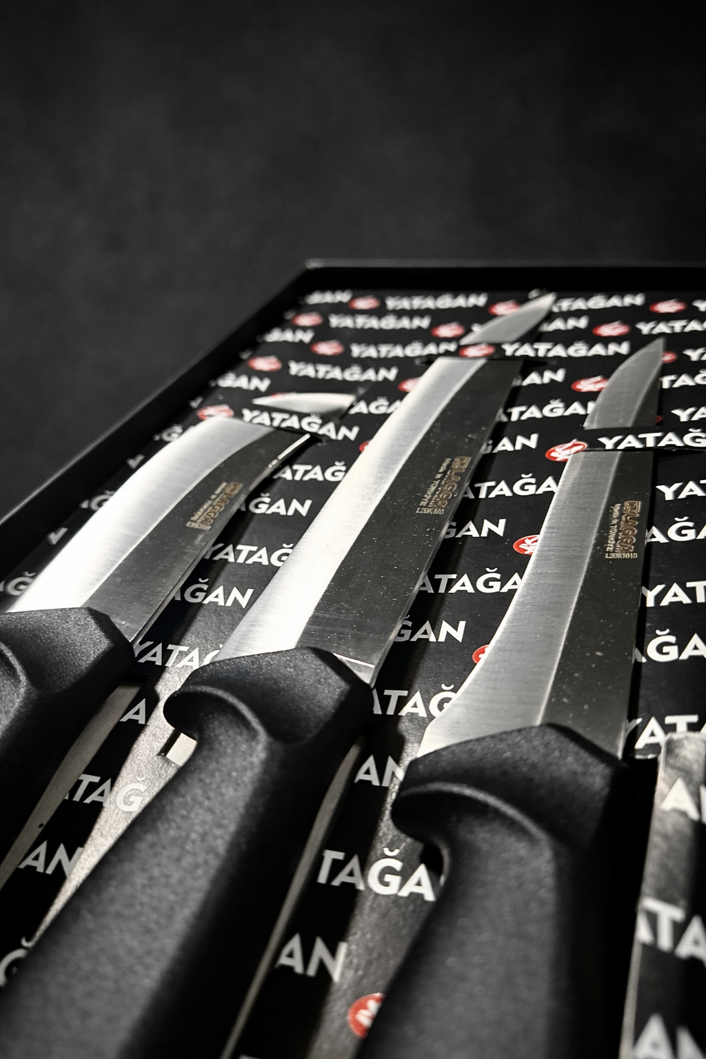 Premium Küchenmesser-Set 3-teilig - dicke Edelstahlklingen