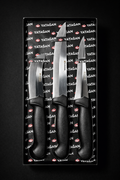 Premium Küchenmesser-Set 3-teilig - dicke Edelstahlklingen