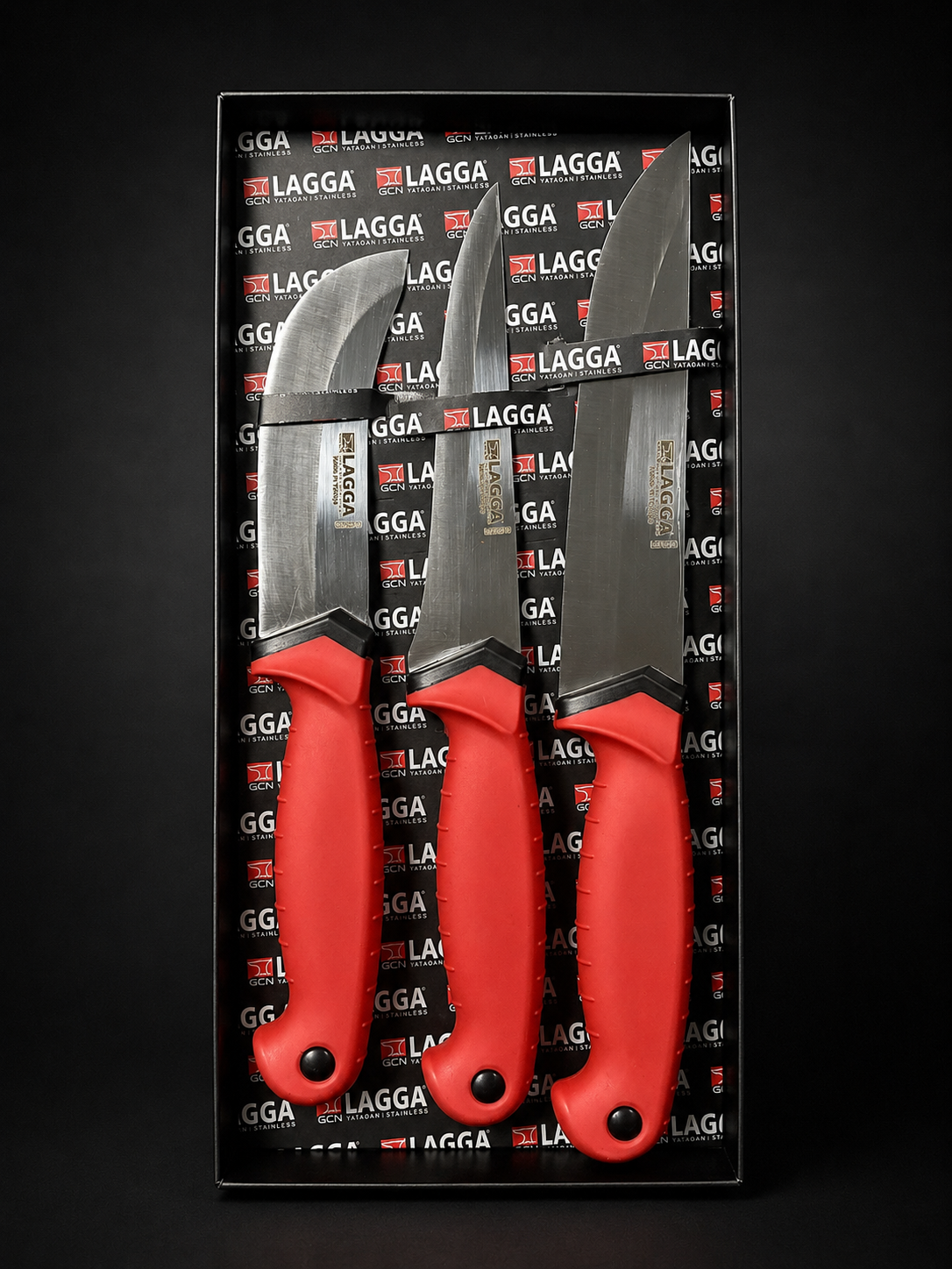 Premium Küchenmesser-Set 3-teilig - dicke Edelstahlklingen