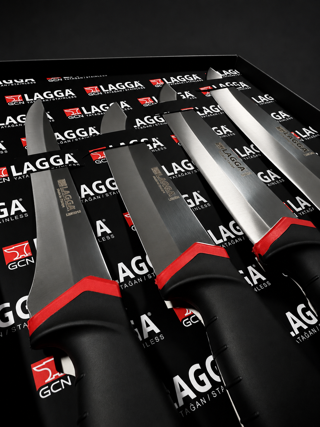 Premium Küchenmesser-Set 5-teilig - dicke Edelstahlklingen