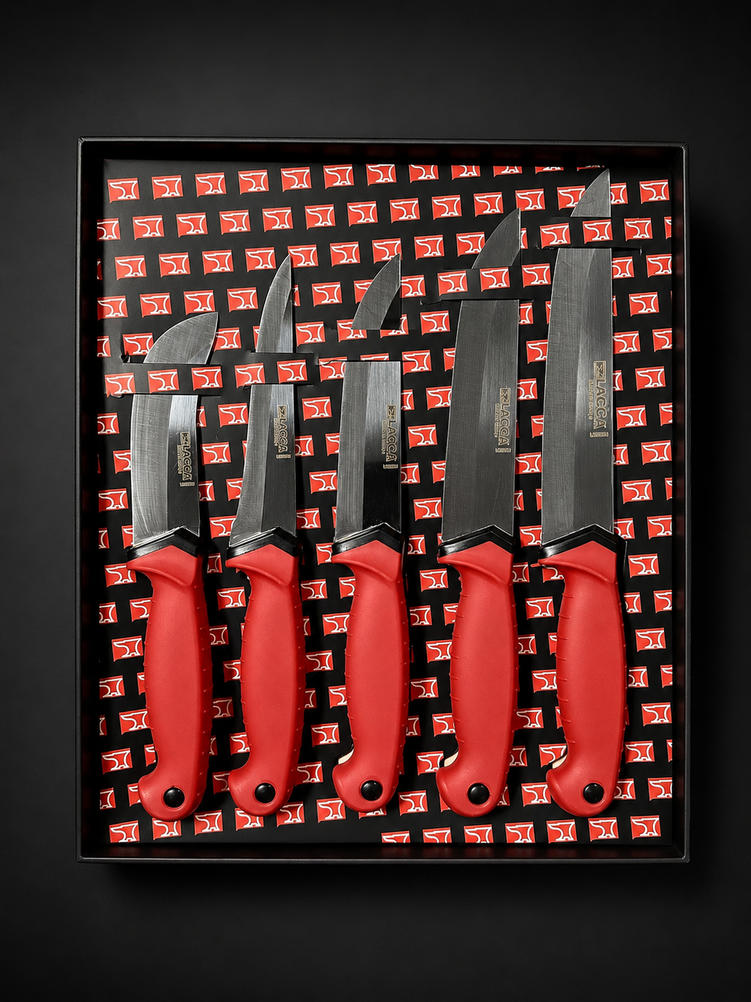 Premium Küchenmesser-Set 5-teilig - dicke Edelstahlklingen