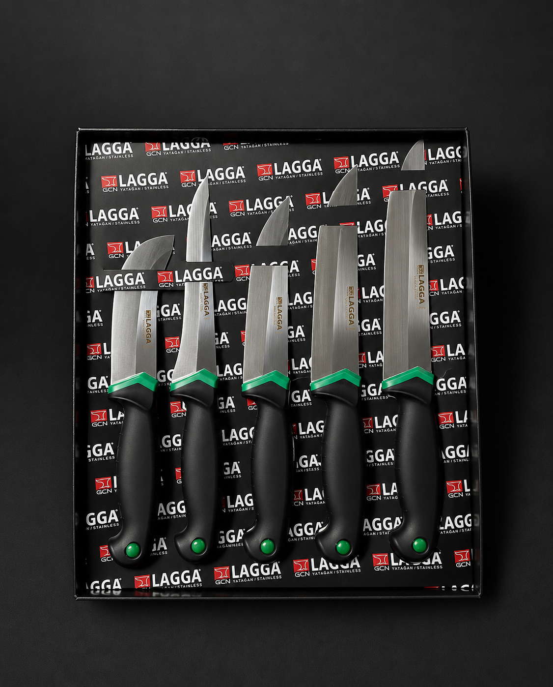 Premium Küchenmesser-Set 5-teilig - dicke Edelstahlklingen