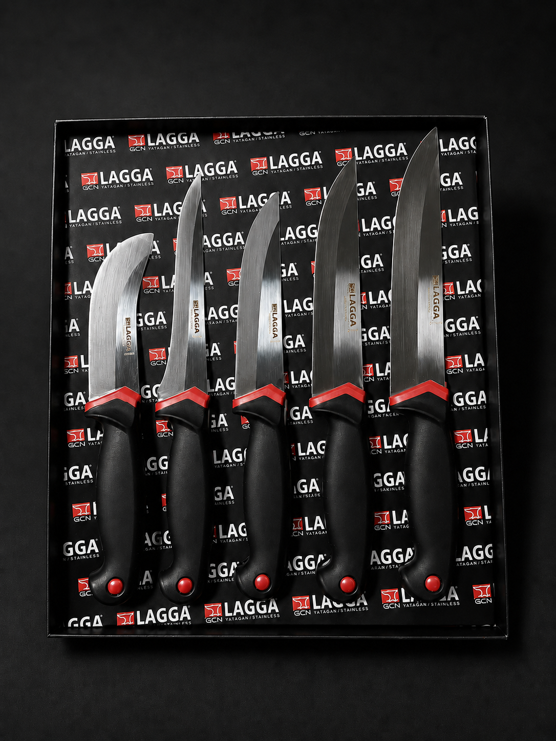 Premium Küchenmesser-Set 5-teilig - dicke Edelstahlklingen