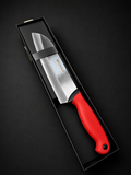 Chef­messer mit ergonomischem Griff – breite Klingenform
