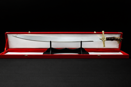 Elegantes Dekoschwert – Handgefertigt aus Edelstahl  - 88 cm
